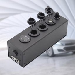 Chargeur de batterie automatique multifonction boîtier d'alimentation sortie USB interrupteur de