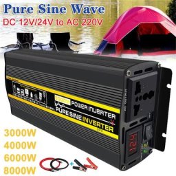 Onduleur à onde sinusoïdale Pure 3000W/4000W/6000W/8000W convertisseur de puissance universel DC