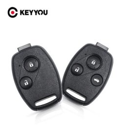 KEYYOU – porte-clés de remplacement pour Honda Accord Civic CRV Odyssey Pilot 2/2007 boutons coque