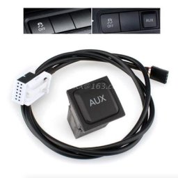 Adaptateur d'interface de commutateur AUX de voiture prise avec faisceau de câbles pour vw1 RCD510