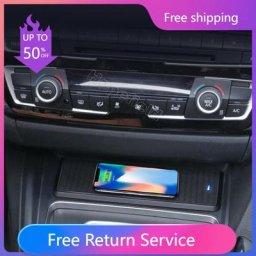 Chargeur de voiture sans fil QI console centrale porte-gobelet à eau garniture carte de charge