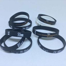 Bracelet de poignet en silicone pour objectif d'appareil photo bracelet fait à la main Sony