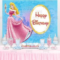 Toile de Fond Princesse Disney La Belle au Bois Dormant Aurore Fournitures de Décoration de