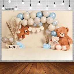 Avezano-Toile de fond de photographie pour la décoration de studio photo ours nouveau-né 1er