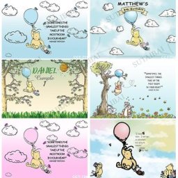 Hunny Winnie Bear – arrière-plan pour photographie de Portrait de nouveau-né bébé bébé