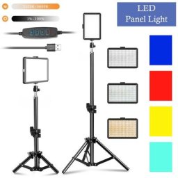 Panneau lumineux LED pour appareil photo lumière de remplissage 6 pouces adaptateur secteur