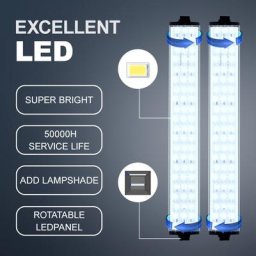 Yizhestudio-Boîte à lumière LED pour studio photo bande lumineuse avec adaptateur 40cm 2