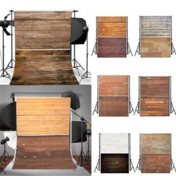 Nit123-Planche à Rayures en Bois Blanc Couture d'Épissure Parquet Bergame Toile de Fond pour