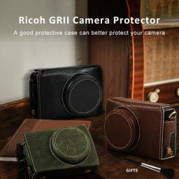 Étui de protection pour appareil photo en PU sac pour Ricoh GazII GRII GR2 version d'ouverture
