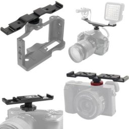 Barre de montage d'extension de chaussure froide pour appareil photo reflex numérique support