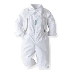 Costumes formels pour bébés garçons vêtements de gentleman pour enfants chemise blanche et