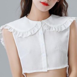 Faux col détachable pour femme et fille châle à revers pour les épaules