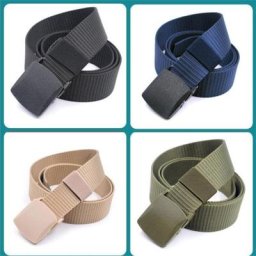 Ceinture en nylon automatique pour hommes et femmes ceinture de voyage en plein air ceinture