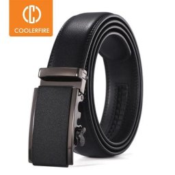 Ceinture en cuir à boucle automatique pour hommes Style Business de styliste de qualité