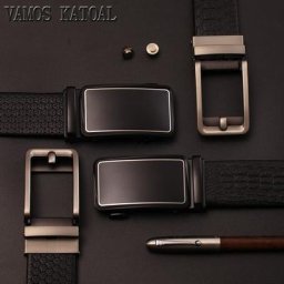 Ceinture de luxe en cuir véritable pour hommes style Business formel avec boucle automatique de
