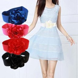 Ceinture large commandée pour la décoration de robe ceinture florale Cummerbunds floraux ceinture