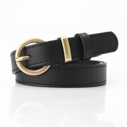 Ceinture en cuir pour femme avec boucles ardillon ceinture pour femme environnement rouge noir
