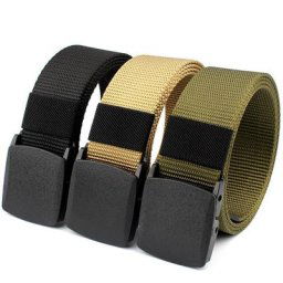 Ceinture militaire en toile pour hommes ceinture tactique de l'armée Jeans de haute qualité pour