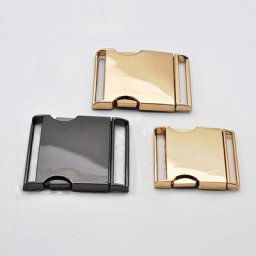 Boucles de ceinture en métal 1 pièce/paquet boucles de Bracelet incurvées à dégagement latéral