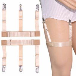 Bretelles de jambe de gentleman pour hommes support d'escalier de chemise bretelles élastiques