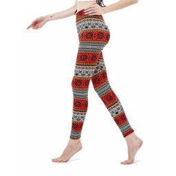 YRRETY – Leggings en coton tricoté pour femme pantalon en Spandex Push-Up pour le Sport le