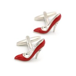Chaussures à talons hauts boutons de manchette nouveauté Design de qualité matériau en laiton