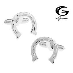 IGame – boutons de manchette français en fer à cheval cadeau pour hommes lien de manchette