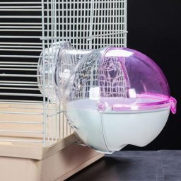 Cage de salle de bain pour animaux domestiques Hamster souris boîte de sable de salle de bain
