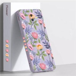 Coque en silicone à motif de fleurs liquides pour Samsung housse pour Galaxy J6 J4 Plus J7 Pro
