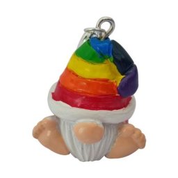 Pendentif porte-clés gnomes pour jardin nickel é micro ornements de paysage figurine l'inventaire