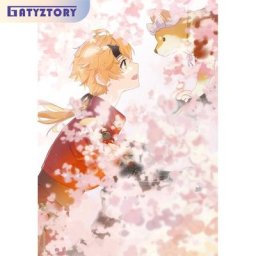 Gatyztoire – peinture de diamant en cristal avec cadre figurines de dessin animé bijoux point de