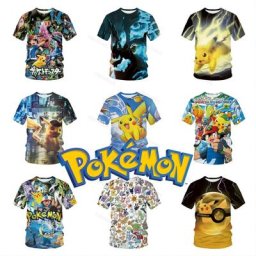 T-shirt Pokemon Pikachu pour hommes T-shirt d'été Économie agaçants Ketchum Charizard Y-Respzed