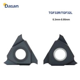 10pcs TGF32R TGF32L 030 040 050 060 075 080 085 090 Insertions De Rotation De Carbure De Coupe Lame