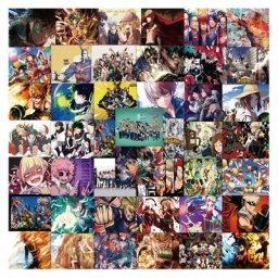 Autocollants waterproof My ForeAcademia pour enfant stickers dessin animé Japon graffiti jouet