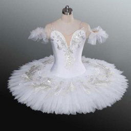 FzLake-Tutu de Ballet Professionnel Blanc pour Enfant et Adulte Costumes de brevde ixBallerine