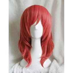 LoveLive! Love Live Maki Nishik37- Perruque Rouge Courte + Piste + Bonnet Costume Cosplay Degré de