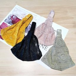 Bandeau élastique en dentelle pour femme turban large bandeau de sauna Boho bandeaux de sport