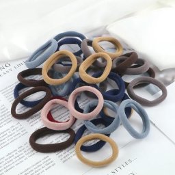 Chouchou élastique basique pour femme porte-queue de cheval bande de sauna bandes de caoutchouc