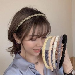Bandeau de cheveux en Organza pour femmes en soie brillante en métal accessoire pour filles