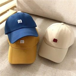 Casquette de Baseball pour hommes et femmes chapeau de protection solaire d'été lettre M brodée