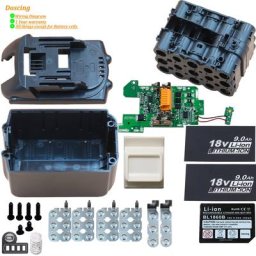 Boîtier de batterie avec carte PCB BMS boîtier de protection de charge remplacement BL1890 9 0