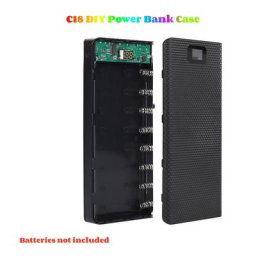 Boîtier pour batterie externe 5V/2A 8x18650 boîtier de stockage pour recharge de téléphone