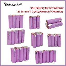 Batterie pour tournevis terminologie 20A 18650 35E 3500mAh 7000mAh 3S 4S 5S 6S 8S 7.4V