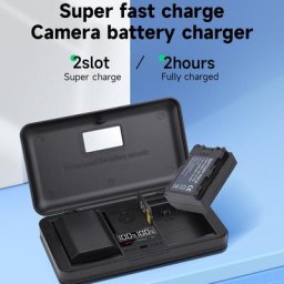Batterie FZ100 distillée 2280mAh NP-FZ100 NPFZ100 + boîtier chargeur multifonction pour appareil