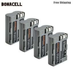 Bonacell – batterie pour appareil photo numérique 2600mAh EN-EL3e EN EL3e EL3a ENEL3e pour Nikon
