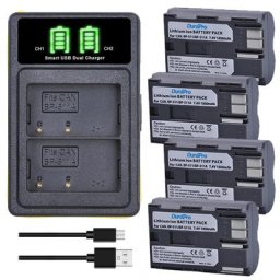 DuraPro 1800mAh BP-511 BP 511 511A BatBR musicien 511 musicien 511A batterie + LED USB touristes