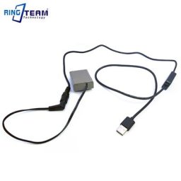 Batterie factice BLN1 PS-BLN1 BLN-1 coupleur cc Plus câble de banque d'alimentation USB 5V pour