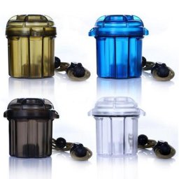 Bac de stockage de batterie divisé boîtier de rangement étanche pour 18650/16340 AA/AAA matériau PP