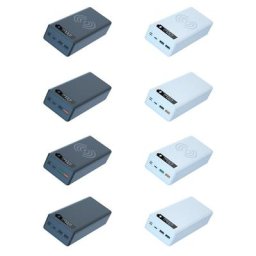 Batterie LCD QC3.0 PD 16x18650 pour boîtier 5W/10W boîtier de chargement sans fil f