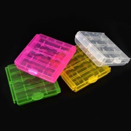 Kebidumei – boîte de rangement en plastique dur pour piles AA/AAA 4 pièces nouvelle boîte de
